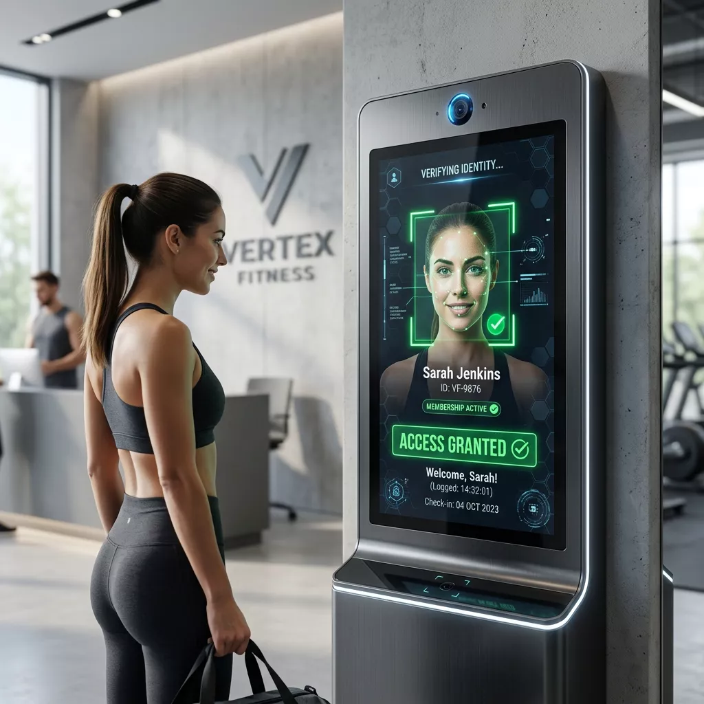 AI Face Attendance Recognition System in 247 Gym Software
