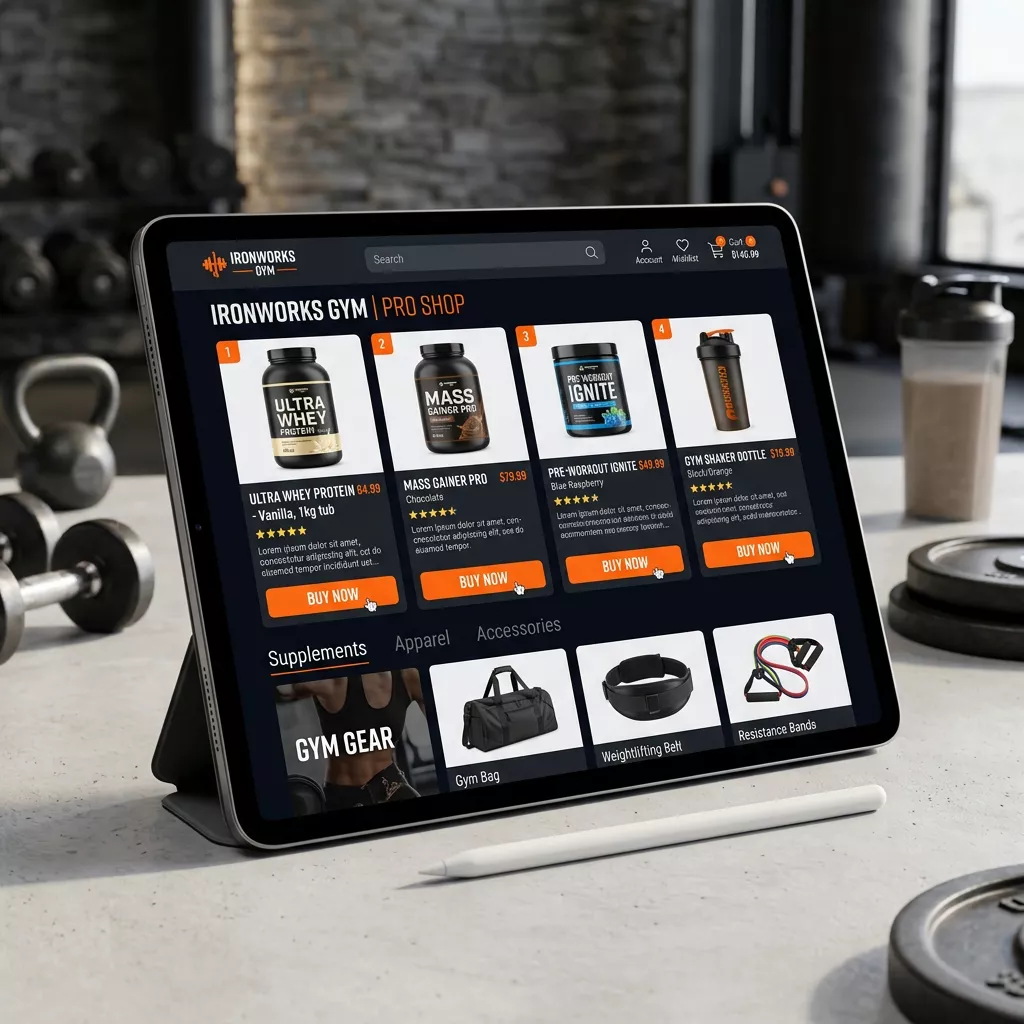 Integrated Retail POS and Gym Shop Management in 247 Gym Software