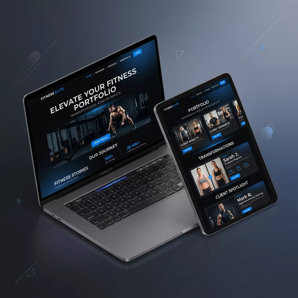 Customizable Gym Website Portfolio provided by 247 Gym Software