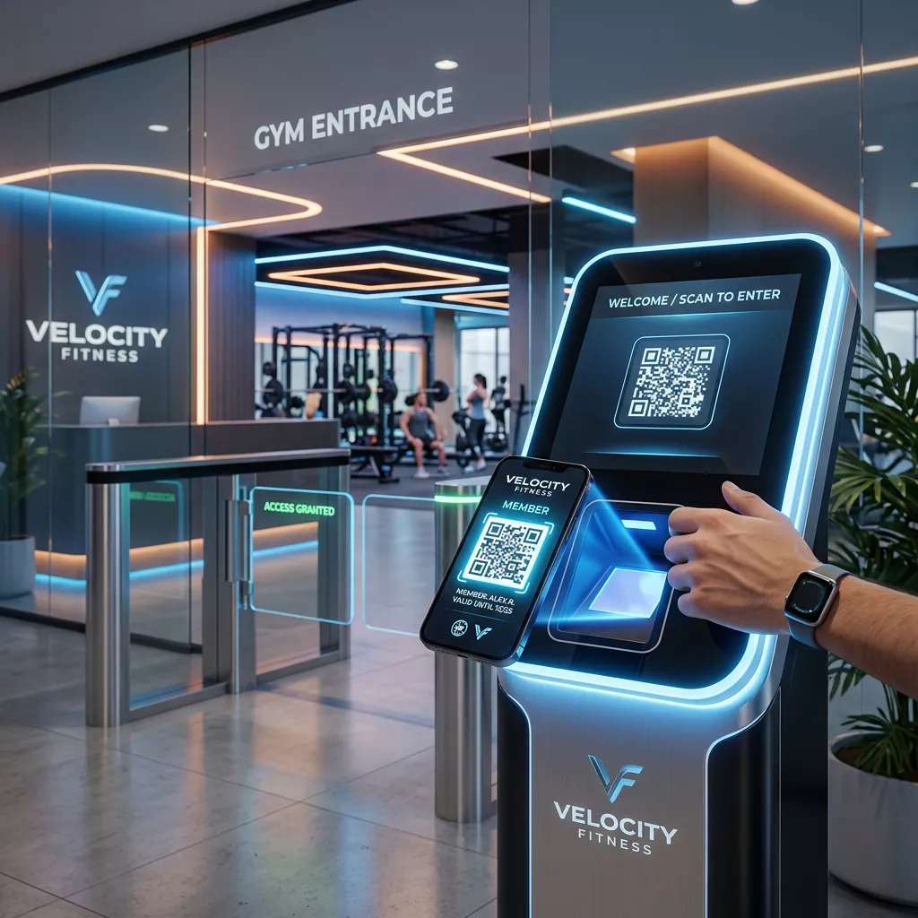 Secure Dynamic QR Attendance System from 247 Gym Software